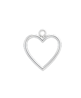 Cut Out Heart Silver